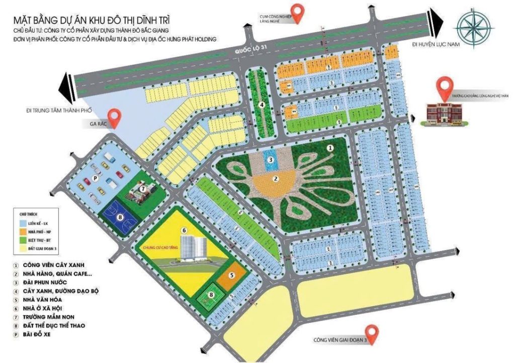 Mặt bằng dự án Harmonia City