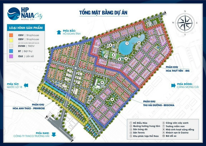 Mặt bằng Green Valley Móng Cái