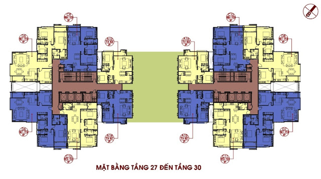 Mặt bằng The Legend Nguyễn Tuân