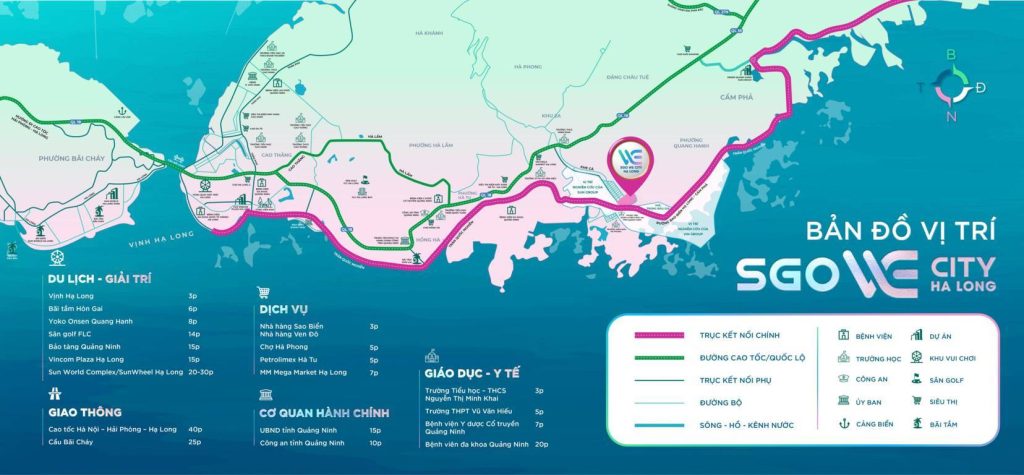 Vị trí SGO We City Hạ Long